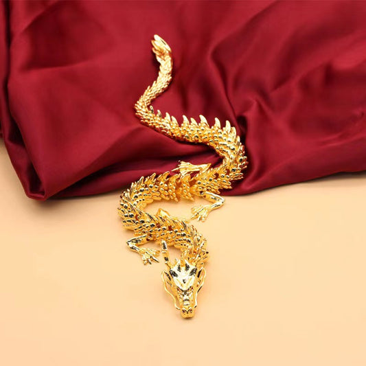 14k Gold Year of the Dragon Hot 3D Adjustable Activity Ornament