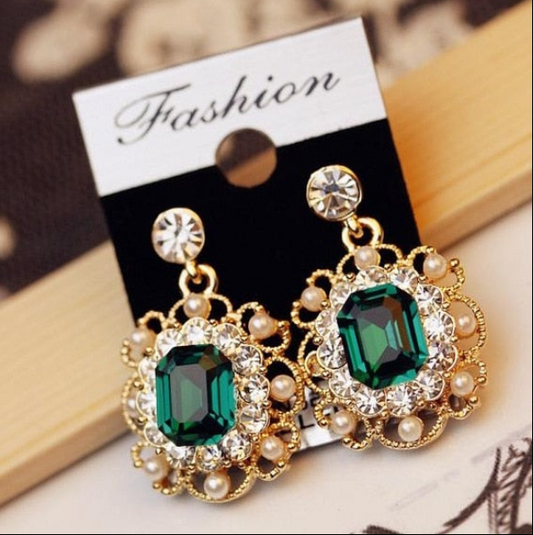 Long Crystal Tassel Dangle Earrings Drop Earing Fashion Jewelry